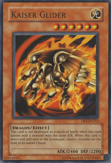Dark Revelation Volume 1, Dragon, Effect Monster, Light, Ultra Rare, Unlimited Kaiser Glider [DR1-EN213] Ultra Rare - Trading Card World