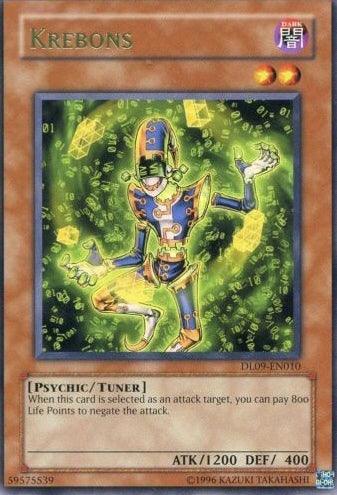Dark, Duelist League Promo, Psychic, Rare, Tuner Monster, Unlimited Krebons (Green) [DL09-EN010] Rare - Trading Card World