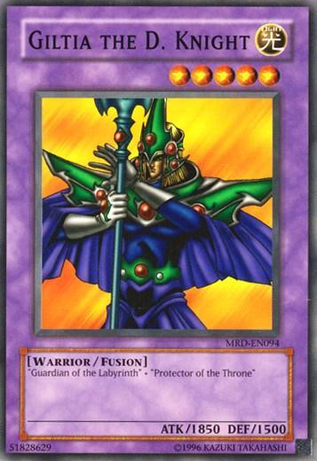 Common, Fusion Monster, Light, Metal Raiders, Unlimited, Warrior Giltia the D. Knight [MRD-EN094] Common - Trading Card World