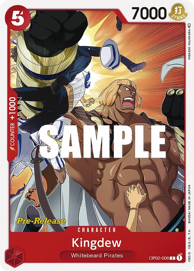 Character, Common, Paramount War, Paramount War Pre-Release Cards, Whitebeard Pirates Kingdew [Paramount War Pre-Release Cards] - Trading Card World