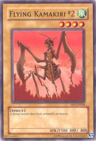 Common, Insect, Normal Monster, Pharaoh's Servant, Unlimited, Wind Flying Kamakiri #2 [PSV-EN048] Common - Trading Card World