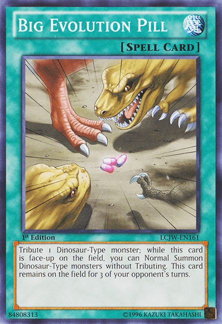 1st Edition, Common, Legendary Collection 4: Joey's World, Normal Spell, Spell Big Evolution Pill [LCJW-EN161] Common - Trading Card World