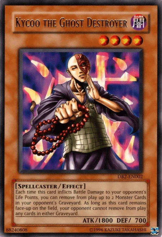 Dark, Dark Beginning 2, Effect Monster, Rare, Spellcaster, Unlimited Kycoo the Ghost Destroyer [DB2-EN002] Rare - Trading Card World