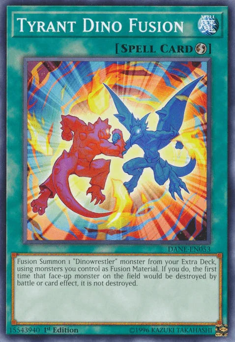 1st Edition, Common, Dark Neostorm, Quick Play Spell, Spell, Unlimited Tyrant Dino Fusion [DANE-EN053] Common - Trading Card World