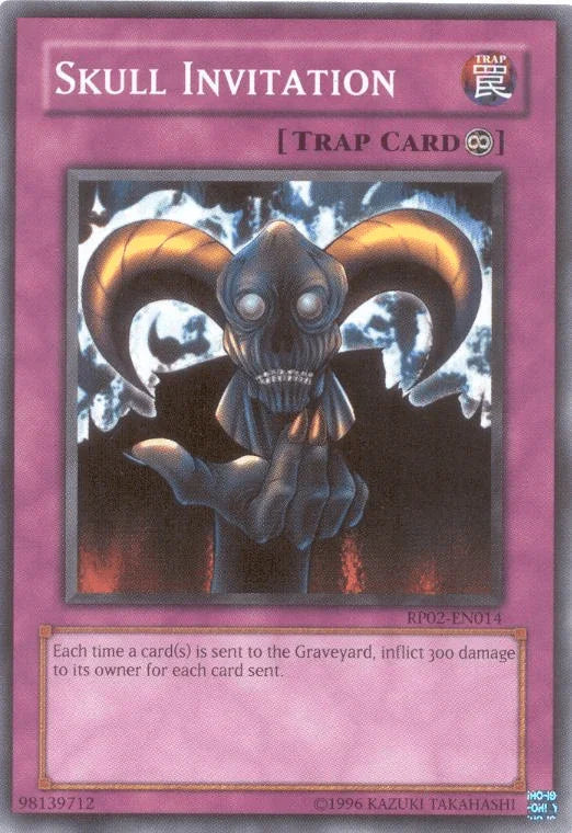 Common, Continuous Trap, Retro Pack 2, Trap, Unlimited Skull Invitation [RP02-EN014] Common - Trading Card World
