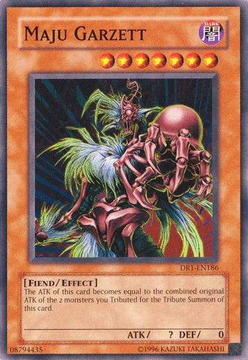 Common, Dark, Dark Revelation Volume 1, Effect Monster, Fiend, Unlimited Maju Garzett [DR1-EN186] Common - Trading Card World