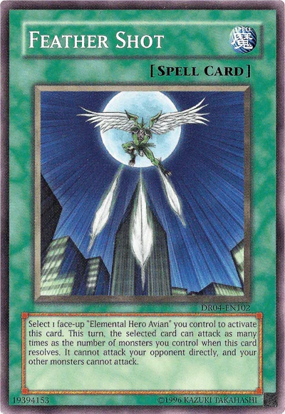 Common, Dark Revelation Volume 4, Normal Spell, Spell, Unlimited Feather Shot [DR04-EN102] Common - Trading Card World