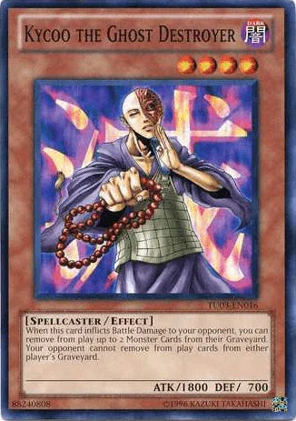 Common, Dark, Effect Monster, Spellcaster, Turbo Pack: Booster Three, Unlimited Kycoo the Ghost Destroyer [TU03-EN016] Common - Trading Card World