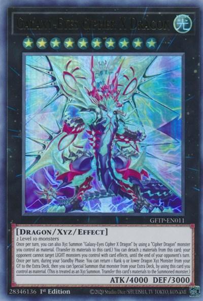 1st Edition, Dragon, Ghosts from the Past, Light, Ultra Rare, XYZ/Effect Monster Galaxy-Eyes Cipher X Dragon [GFTP-EN011] Ultra Rare - Trading Card World