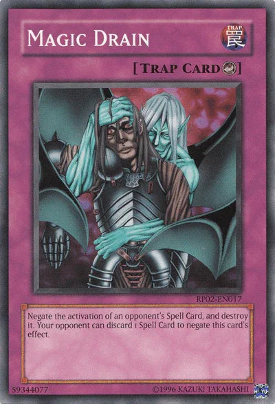 Common, Counter Trap, Retro Pack 2, Trap, Unlimited Magic Drain [RP02-EN017] Common - Trading Card World