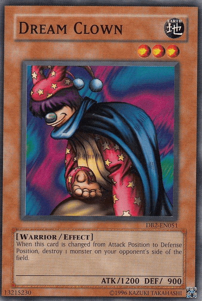 Common, Dark Beginning 2, Earth, Effect Monster, Unlimited, Warrior Dream Clown [DB2-EN051] Common - Trading Card World