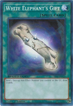 1st Edition, Common, Normal Spell, Speed Duel: Match of the Millennium, Spell White Elephant's Gift [SS04-ENA25] Common - Trading Card World
