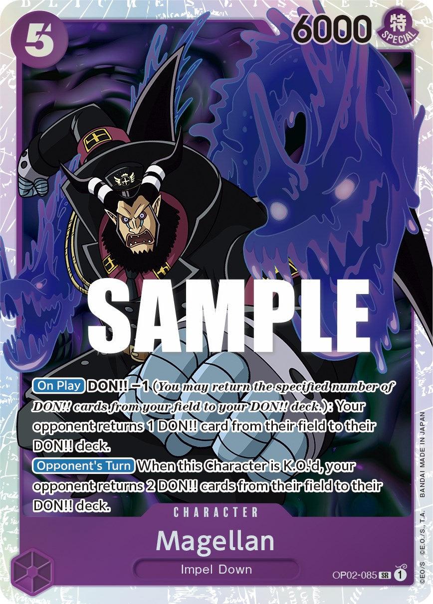 Character, Impel Down, Paramount War, Super Rare Magellan [Paramount War] - Trading Card World