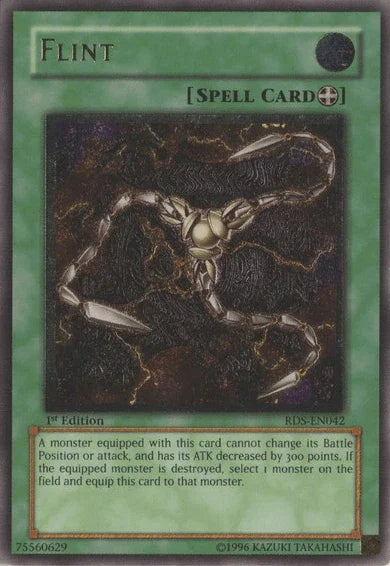 1st Edition, Equip Spell, Rise of Destiny, Spell, Ultimate Rare, Unlimited Flint [RDS-EN042] Ultimate Rare - Trading Card World