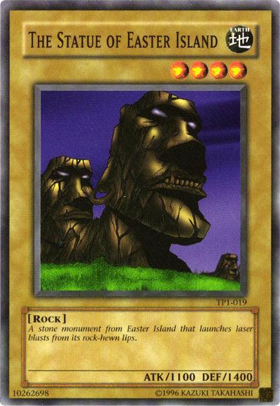 Common, Earth, Normal Monster, Rock, Tournament Pack 1, Unlimited The Statue of Easter Island [TP1-019] Common - Trading Card World