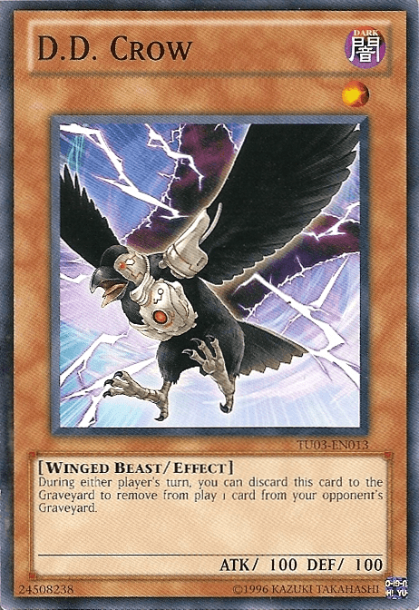 Common, Dark, Effect Monster, Turbo Pack: Booster Three, Unlimited, Winged Beast D.D. Crow [TU03-EN013] Common - Trading Card World