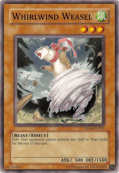 Beast, Common, Dark Revelation Volume 4, Effect Monster, Unlimited, Wind Whirlwind Weasel [DR04-EN205] Common - Trading Card World