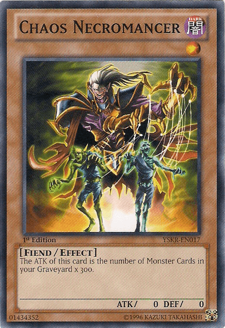 1st Edition, Common, Dark, Effect Monster, Fiend, Starter Deck: Kaiba Reloaded, Unlimited Chaos Necromancer [YSKR-EN017] Common - Trading Card World