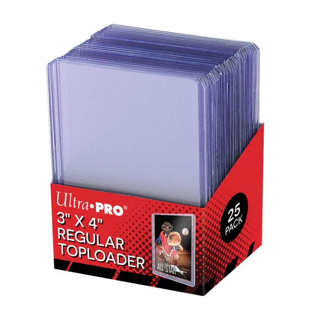 3" x 4" Clear Regular Toploaders (25ct)