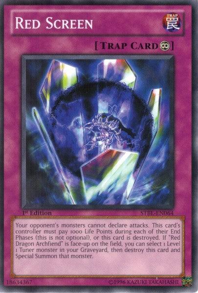 1st Edition, Common, Continuous Trap, Starstrike Blast, Trap, Unlimited Red Screen [STBL-EN064] Common - Trading Card World