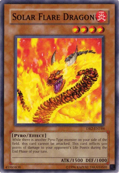 Common, Dark Revelation Volume 2, Effect Monster, Fire, Pyro, Unlimited Solar Flare Dragon [DR2-EN144] Common - Trading Card World