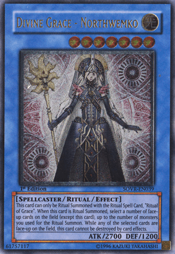 1st Edition, Light, Ritual/Effect Monster, Spellcaster, Stardust Overdrive, Ultimate Rare, Unlimited Divine Grace - Northwemko [SOVR-EN039] Ultimate Rare - Trading Card World
