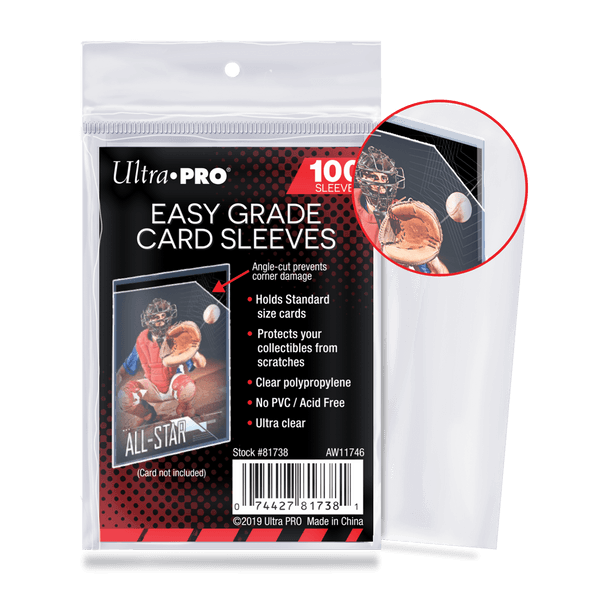 Card Sleeves, Ultra Pro Ultra Pro Easy Grade Card Sleeves (100ct) - Trading Card World