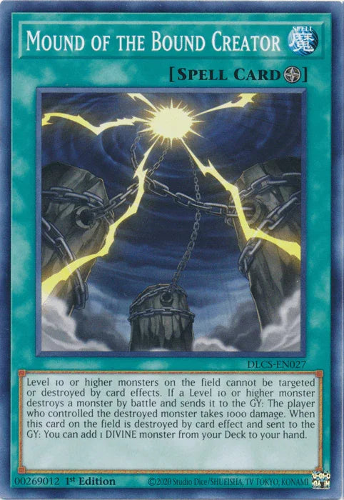 1st Edition, Common, Dragons of Legend: The Complete Series, Field Spell, Spell Mound of the Bound Creator [DLCS-EN027] Common - Trading Card World