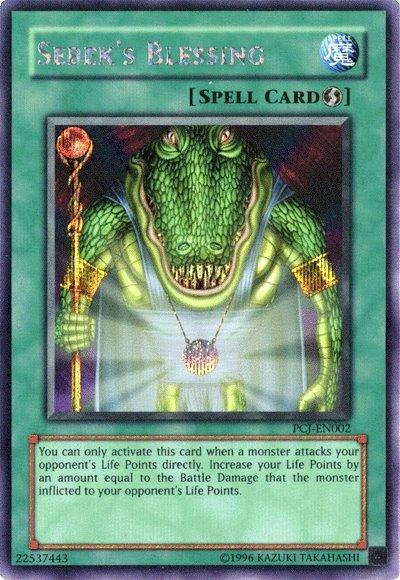 Limited, Power of Chaos: Joey the Passion, Prismatic Secret Rare, Quick Play Spell, Spell Sebek's Blessing [PCJ-EN002] Prismatic Secret Rare - Trading Card World