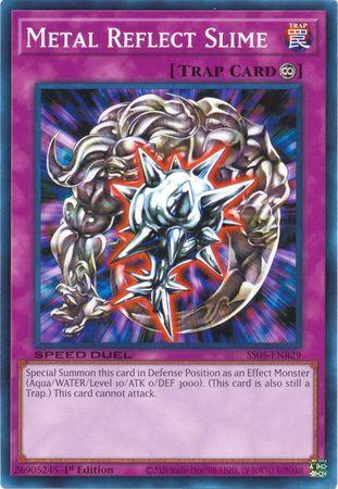 1st Edition, Common, Continuous Trap, Speed Duel: Twisted Nightmares, Trap Metal Reflect Slime [SS05-ENB29] Common - Trading Card World