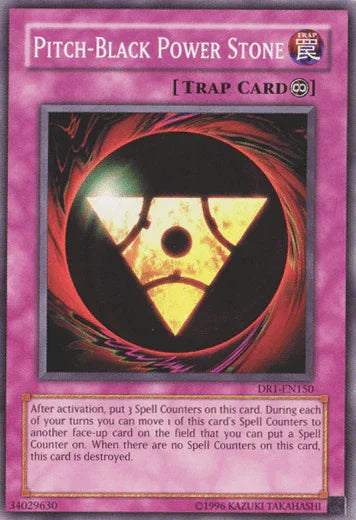 Common, Continuous Trap, Dark Revelation Volume 1, Trap, Unlimited Pitch-Black Power Stone [DR1-EN150] Common - Trading Card World