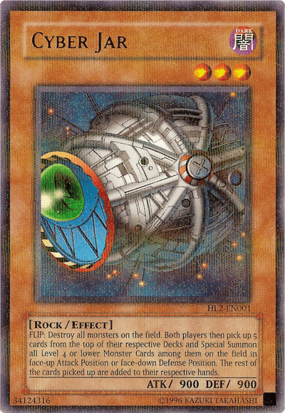 Dark, Effect Monster, Hobby League 2, Rock, Ultra Rare, Unlimited Cyber Jar [HL2-EN001] Ultra Rare - Trading Card World
