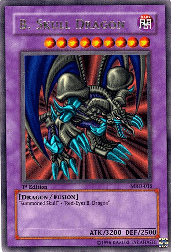 1st Edition, Dark, Dragon, Fusion Monster, Metal Raiders, Ultra Rare, Unlimited B. Skull Dragon [MRD-018] Ultra Rare - Trading Card World
