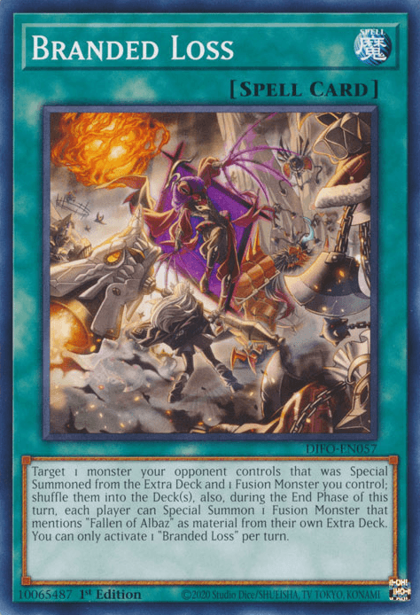 1st Edition, Common, Dimension Force, Normal Spell, Spell Branded Loss [DIFO-EN057] Common - Trading Card World