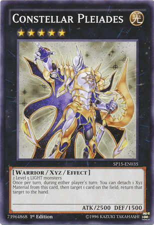 1st Edition, Common, Light, Star Pack ARC-V, Warrior, Xyz/Effect Monster Constellar Pleiades [SP15-EN035] Common - Trading Card World