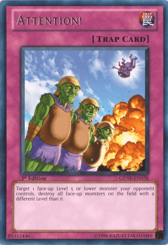1st Edition, Generation Force, Normal Trap, Rare, Trap, Unlimited Attention! [GENF-EN078] Rare - Trading Card World