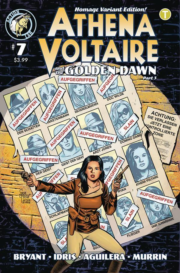 ATHENA VOLTAIRE 2018 ONGOING #7 Action Lab Jason Millet Uncanny X-Men 141 Homage Variant (03/06/2019)