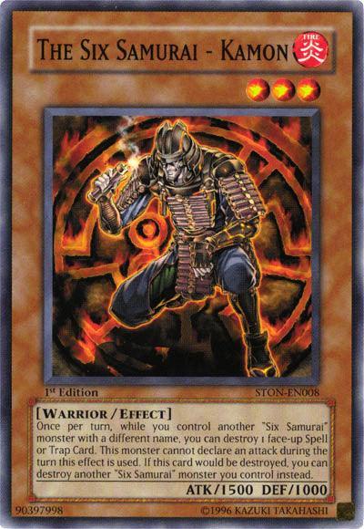 1st Edition, Common, Effect Monster, Fire, Strike of Neos, Unlimited, Warrior The Six Samurai - Kamon [STON-EN008] Common - Trading Card World