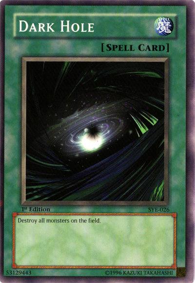 1st Edition, Common, Normal Spell, Spell, Starter Deck: Yugi Evolution, Unlimited Dark Hole [SYE-026] Common - Trading Card World