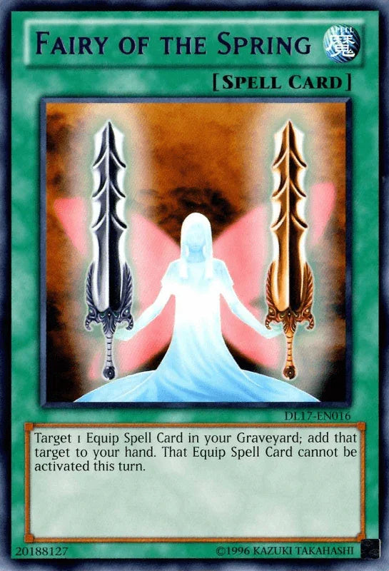 Duelist League Promo, Normal Spell, Rare, Spell, Unlimited Fairy of the Spring (Purple) [DL17-EN016] Rare - Trading Card World
