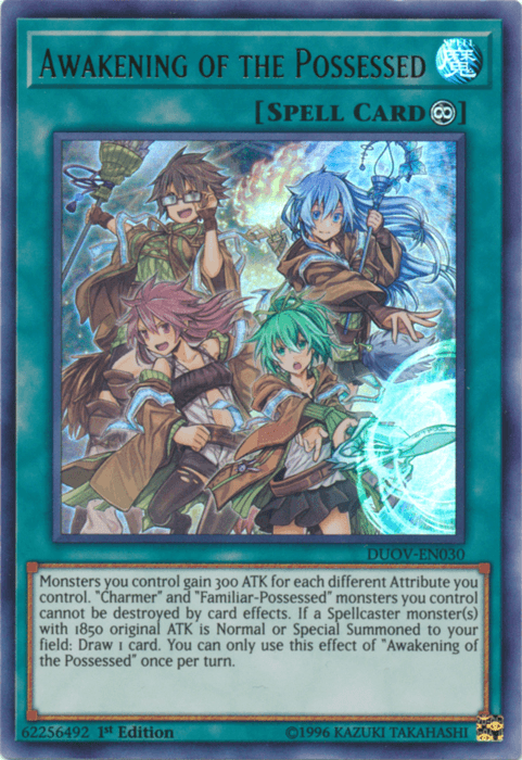 1st Edition, Continuous Spell, Duel Overload, Spell, Ultra Rare Awakening of the Possessed [DUOV-EN030] Ultra Rare - Trading Card World
