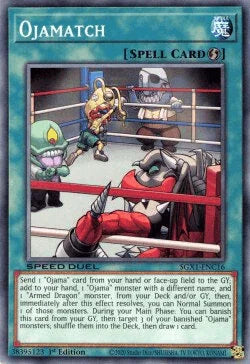 1st Edition, Common, Quick-Play Spell, Speed Duel GX: Duel Academy Box, Spell Ojamatch [SGX1-ENC16] Common - Trading Card World