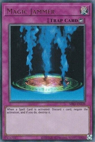 Counter Trap, Metal Raiders (25th Anniversary Edition), Trap, Ultra Rare, Unlimited Magic Jammer (25th Anniversary) [MRD-EN128] Ultra Rare - Trading Card World