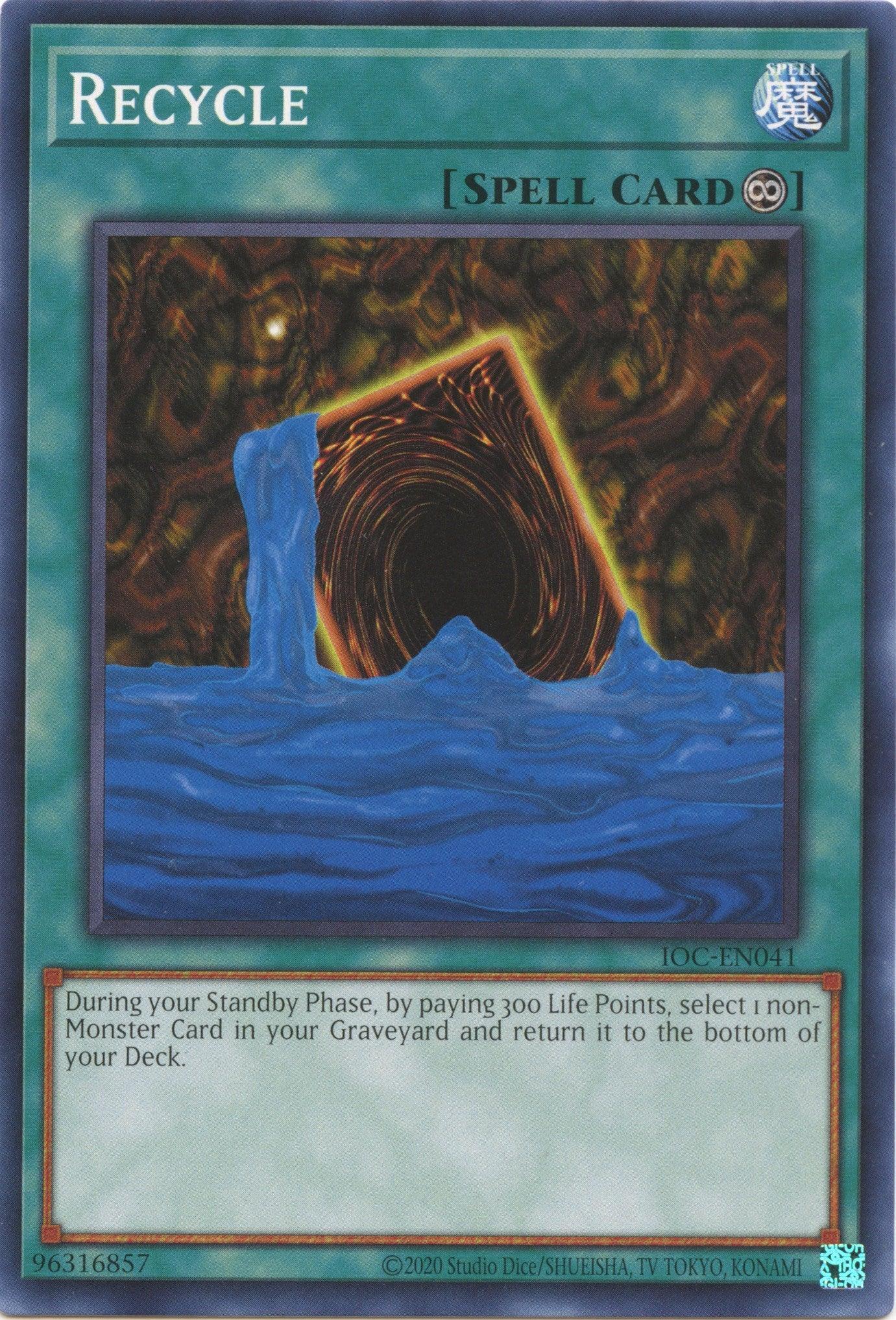 Common, Continuous Spell, Invasion of Chaos (25th Anniversary Edition), Spell, Unlimited Recycle (25th Anniversary) [IOC-EN041] Common - Trading Card World