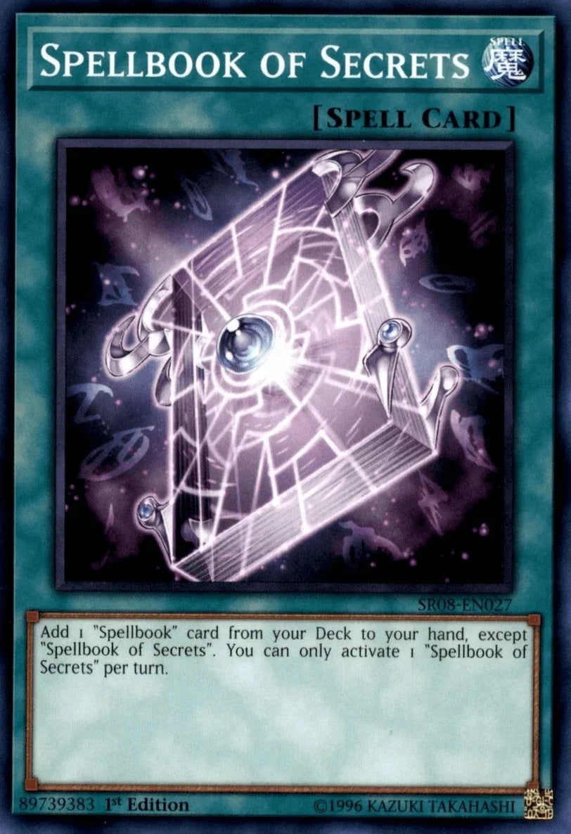 1st Edition, Common, Normal Spell, Spell, Structure Deck: Order of the Spellcasters Spellbook of Secrets [SR08-EN027] Common - Trading Card World