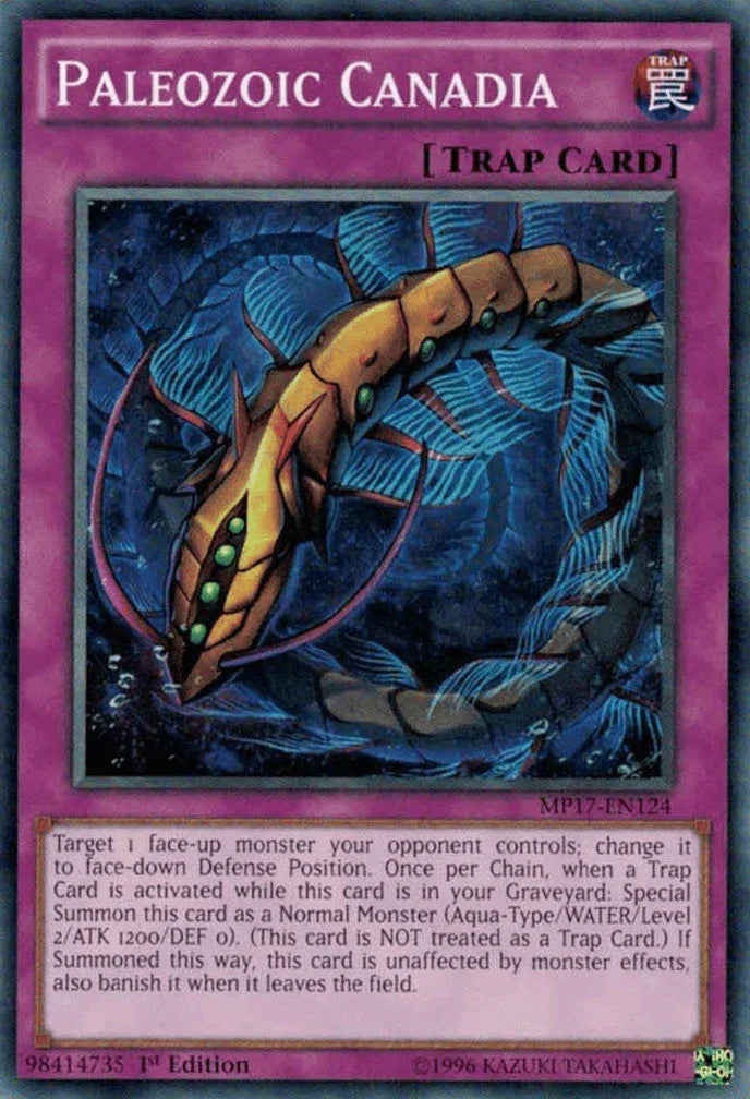 1st Edition, 2017 Mega-Tins Mega Pack, Common, Normal Trap, Trap Paleozoic Canadia [MP17-EN124] Common - Trading Card World