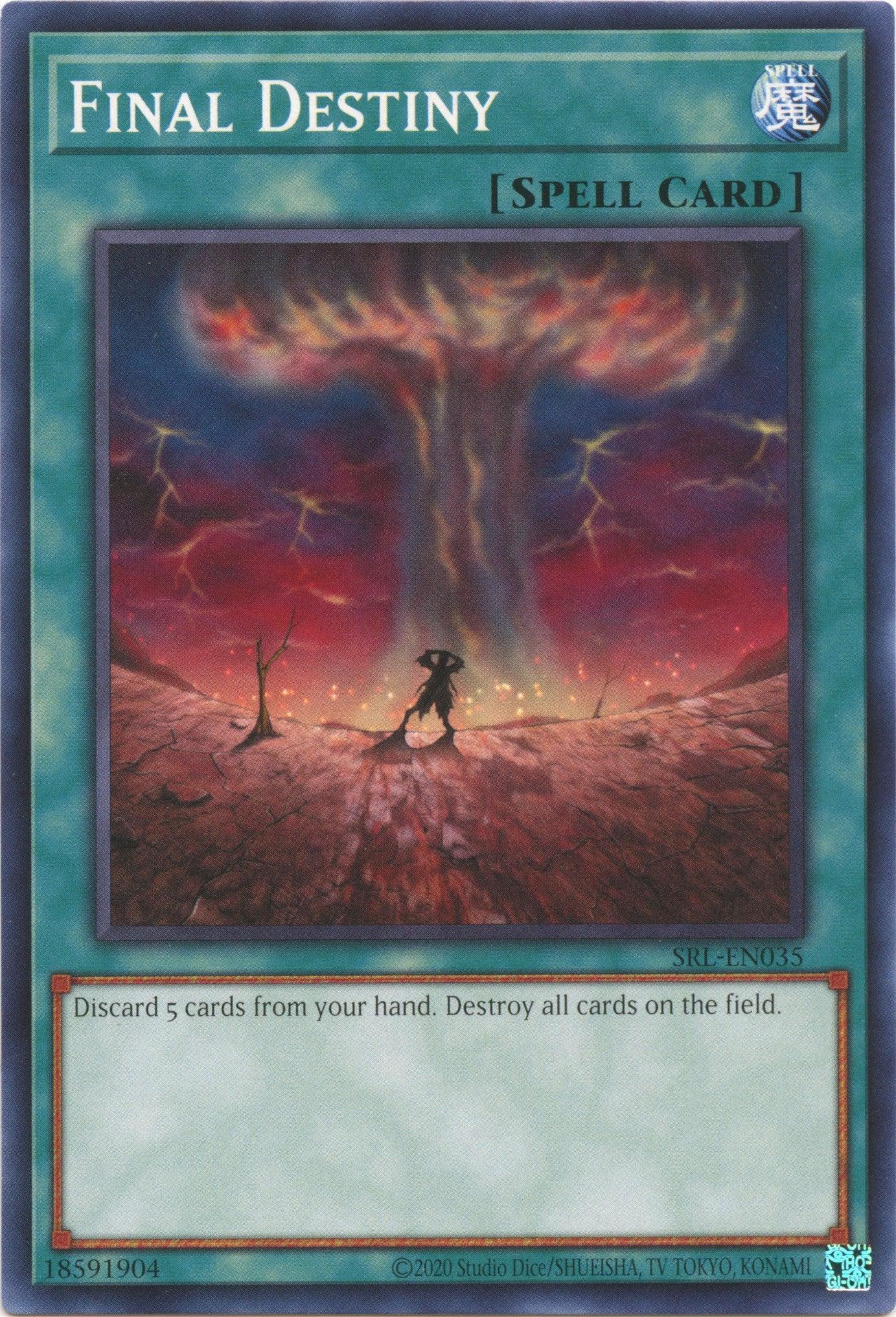 Common, Normal Spell, Spell, Spell Ruler (25th Anniversary Edition), Unlimited Final Destiny (25th Anniversary) [SRL-EN035] Common - Trading Card World