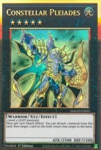 1st Edition, Gold Rare, Light, Maximum Gold, Warrior, Xyz/ Effect Monster Constellar Pleiades [MAGO-EN031] Gold Rare - Trading Card World