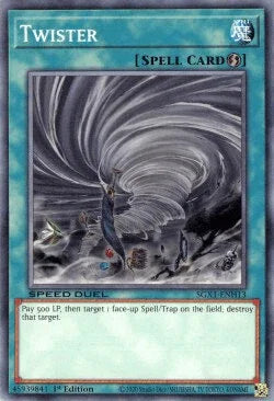 1st Edition, Common, Quick-Play Spell, Speed Duel GX: Duel Academy Box, Spell Twister [SGX1-ENH13] Common - Trading Card World