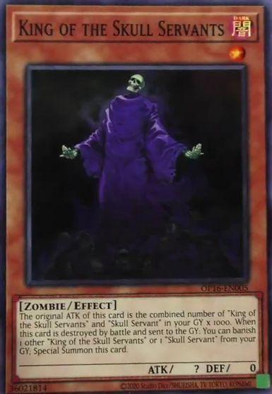 Dark, Effect, OTS Tournament Pack 16, Super Rare, Unlimited, Zombie King of the Skull Servants [OP16-EN005] Super Rare - Trading Card World